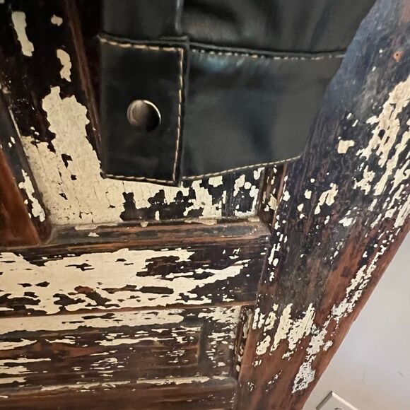 New Frontier Embroidered Leather Button Snap women’s Jacket. Size Small. - Picture 4 of 10